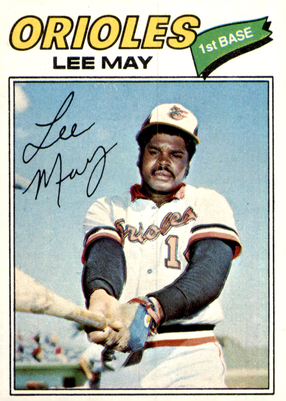 1977 Topps #380 Lee May