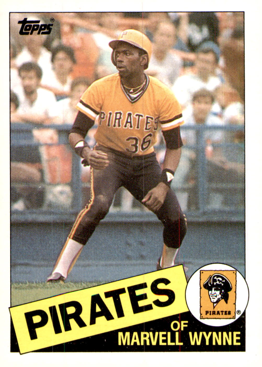1985 Topps #615 Marvell Wynne