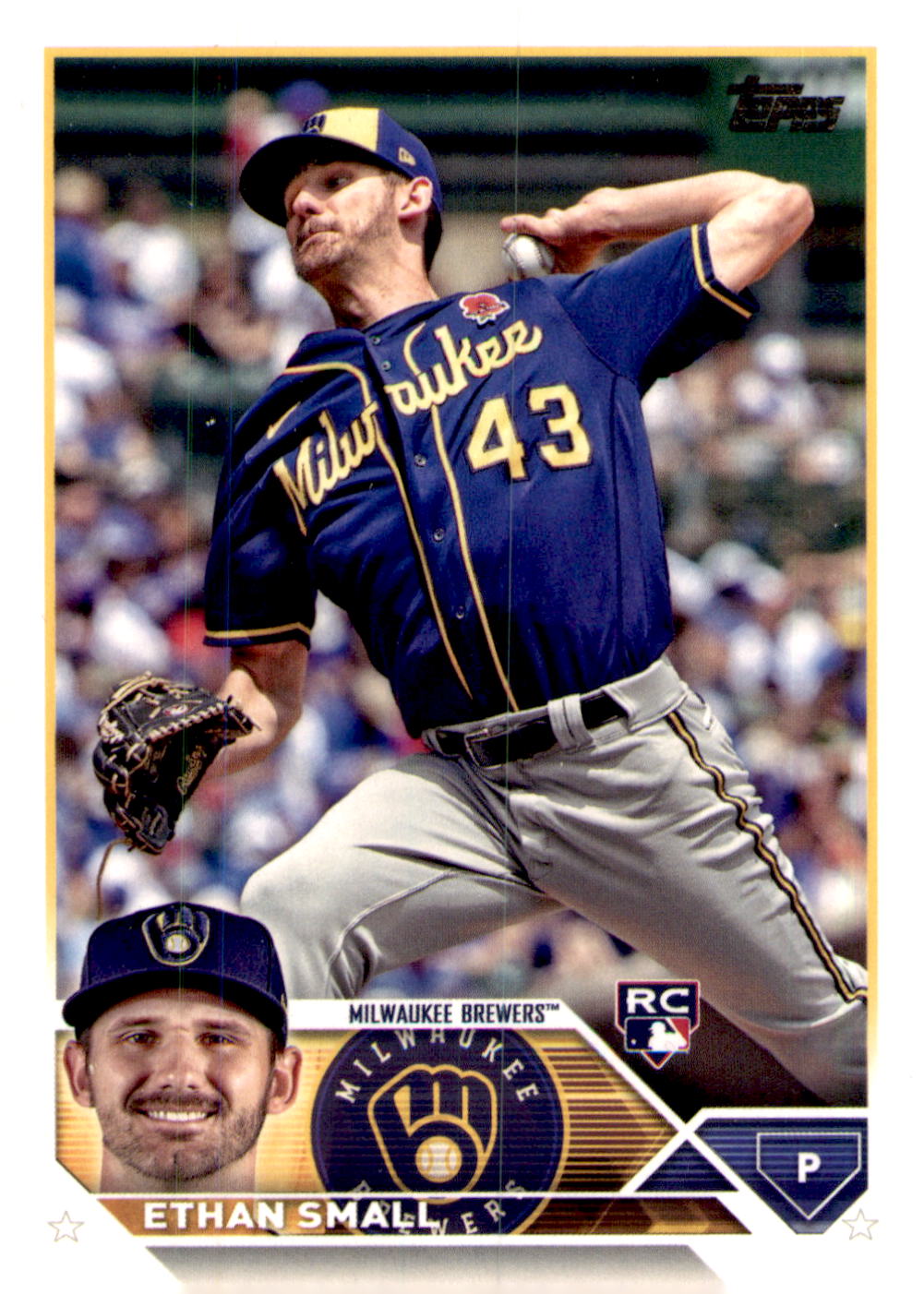 2023 Topps #87 Ethan Small Rookie