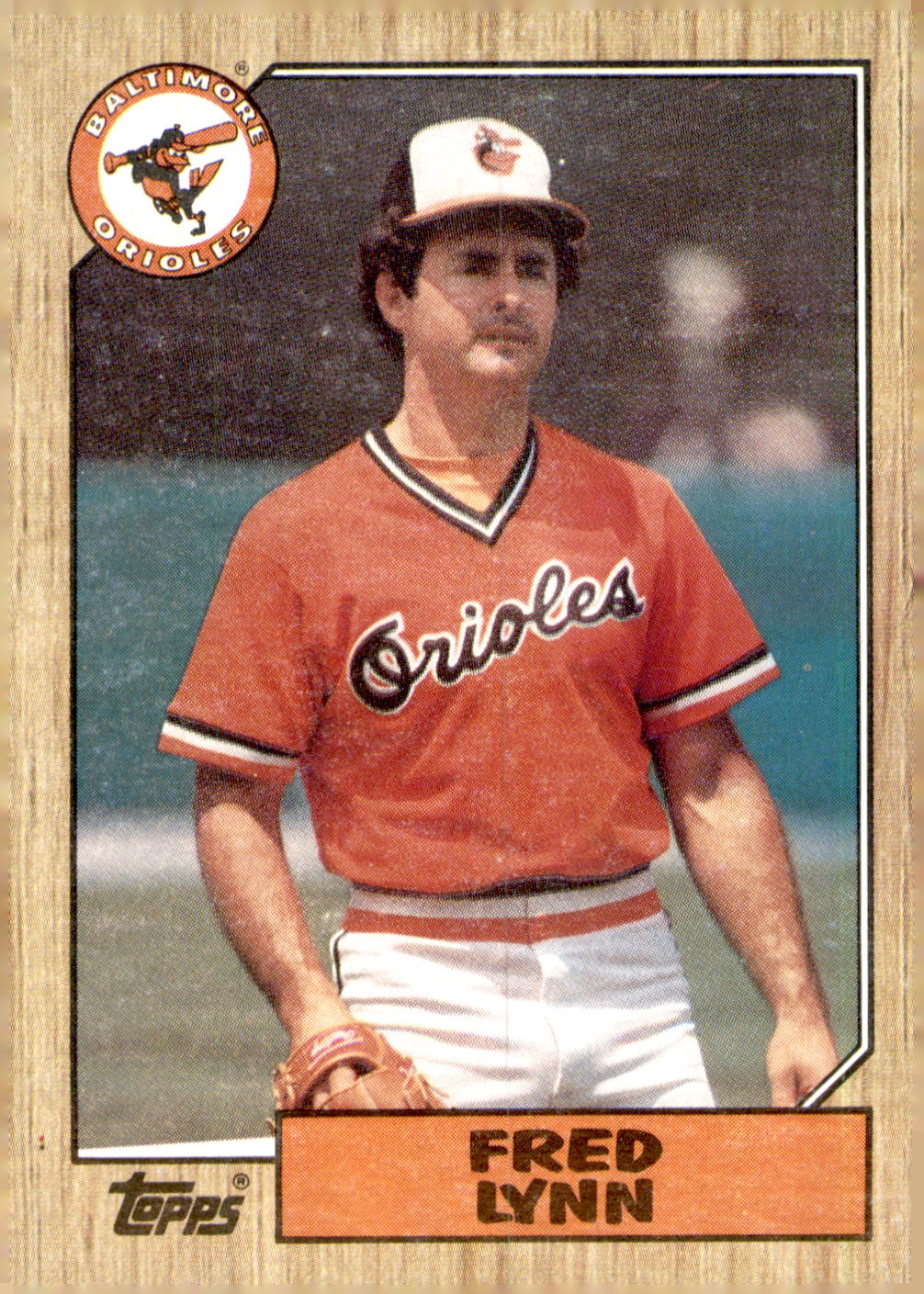 1987 Topps #370 Fred Lynn