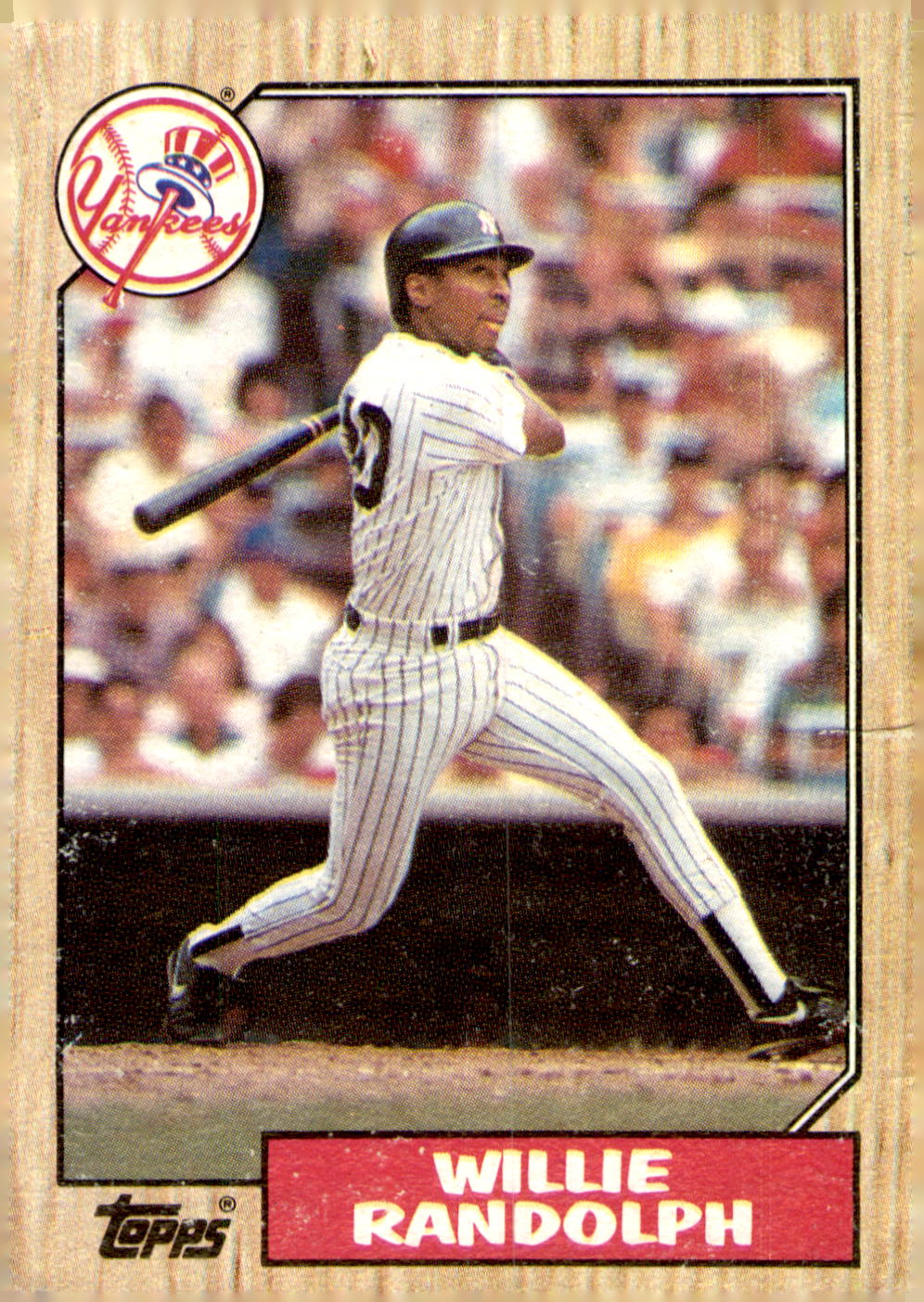 1987 Topps #701 Willie Randolph