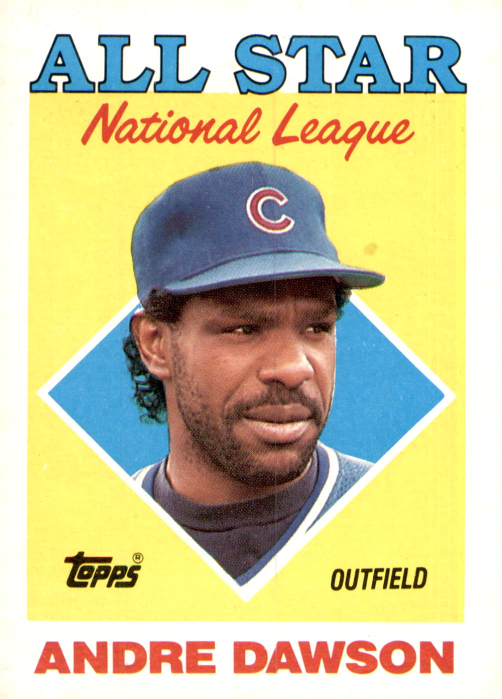 1988 Topps #401 Andre Dawson