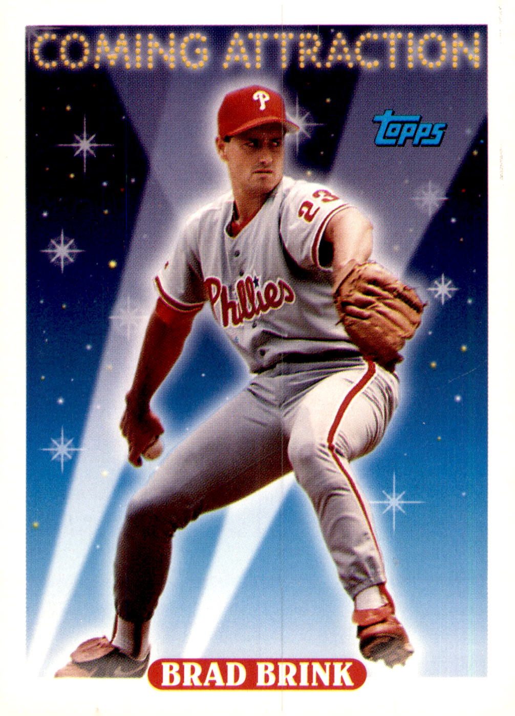 1993 Topps #818 Brad Brink Rookie