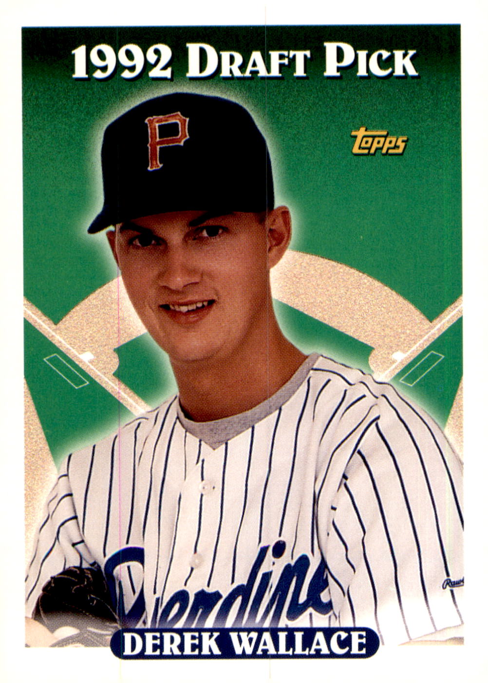 1993 Topps #459 Derek Wallace Rookie