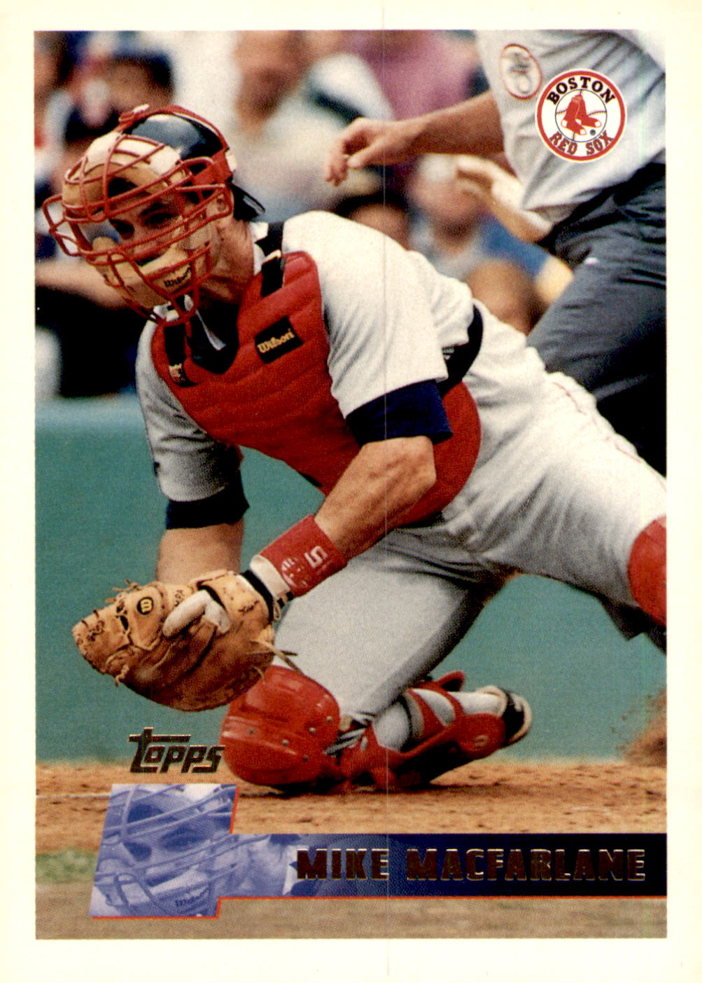 1996 Topps #33 Mike Macfarlane