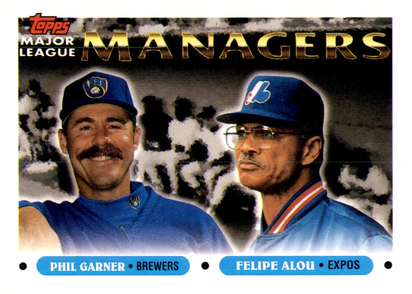1993 Topps #508 Phil Garner / Felipe Alou