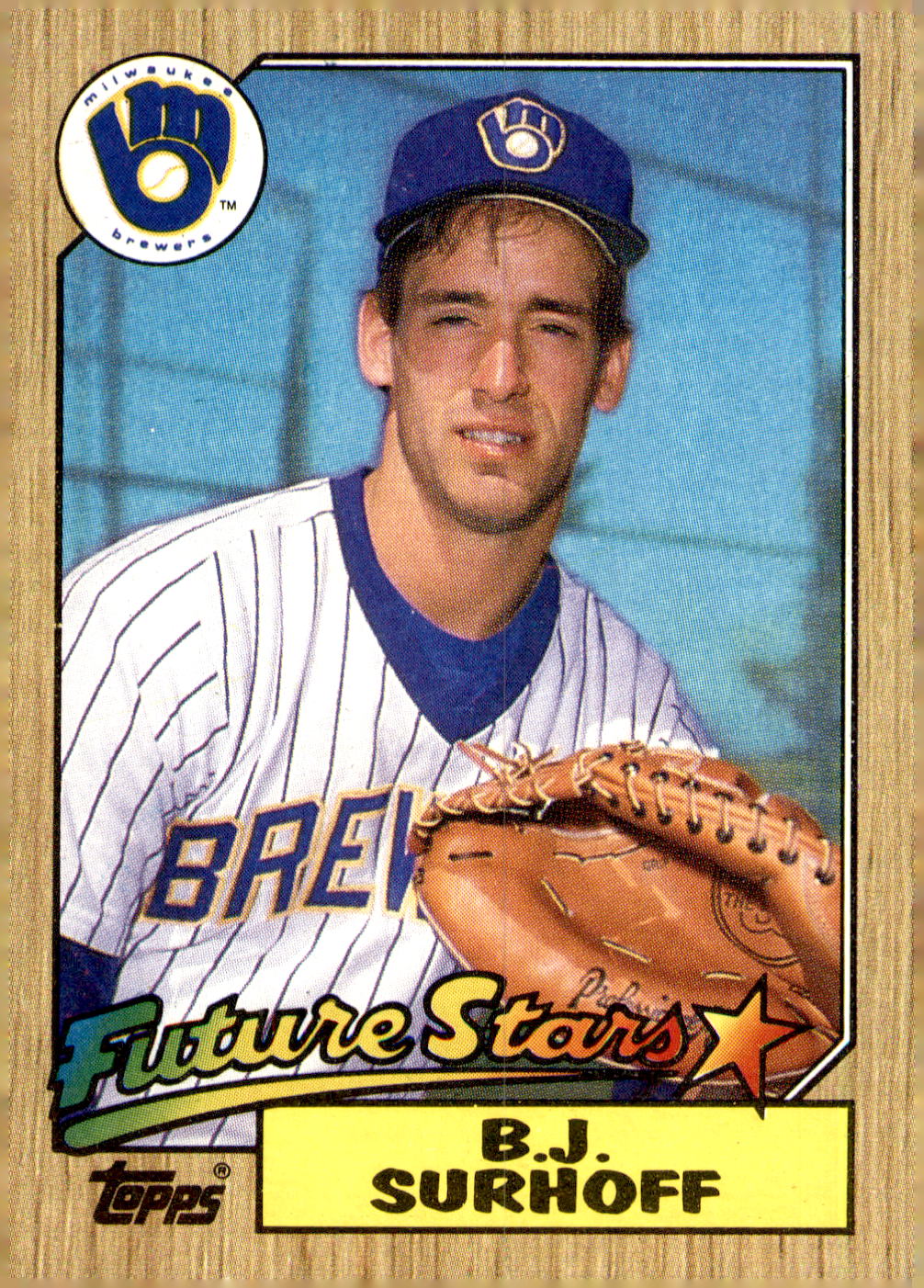 1987 Topps #216 B.J. Surhoff Rookie
