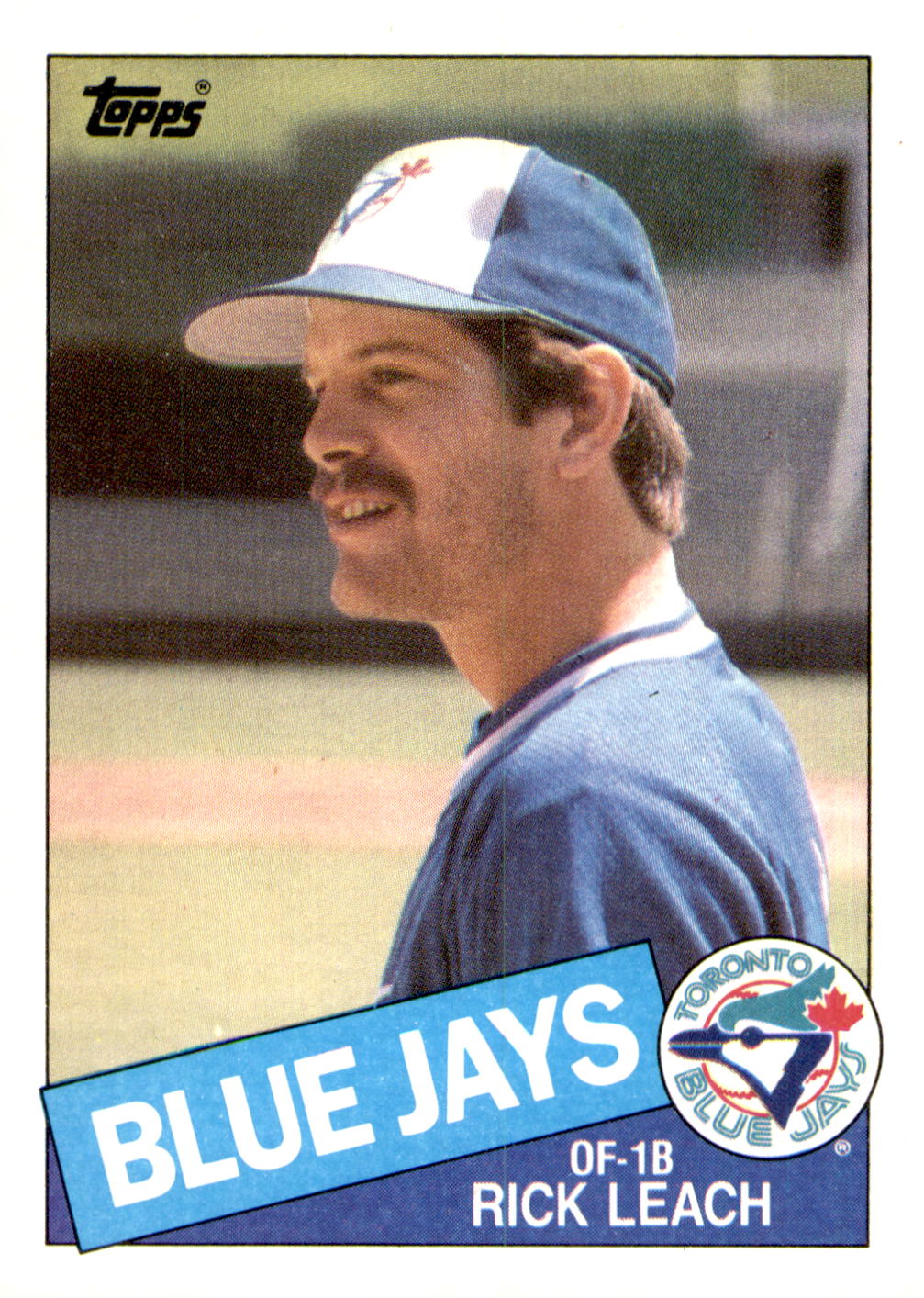 1985 Topps #593 Rick Leach