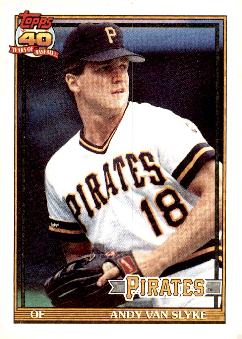 1991 Topps #425 Andy Van Slyke