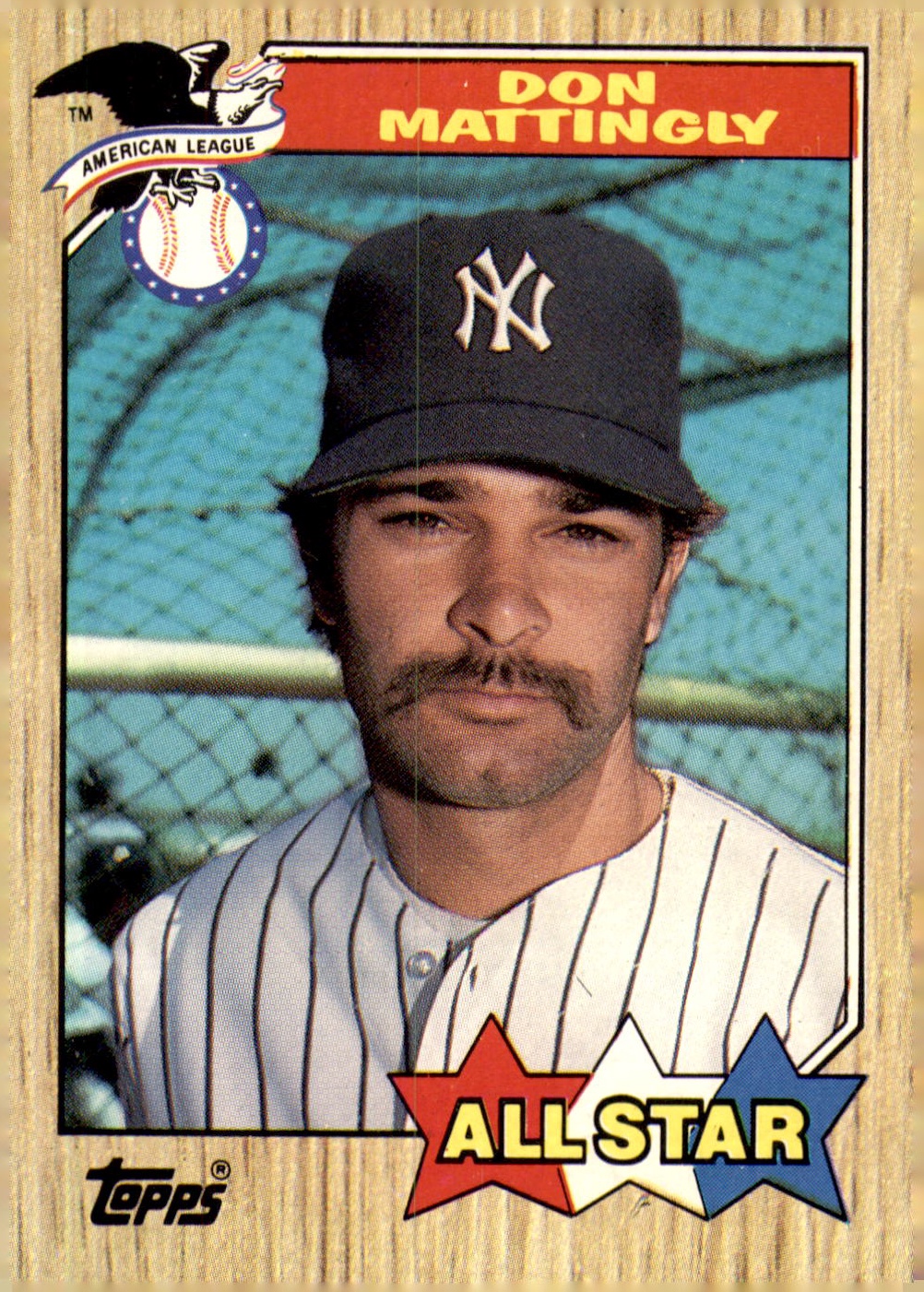 1987 Topps #606a Don Mattingly