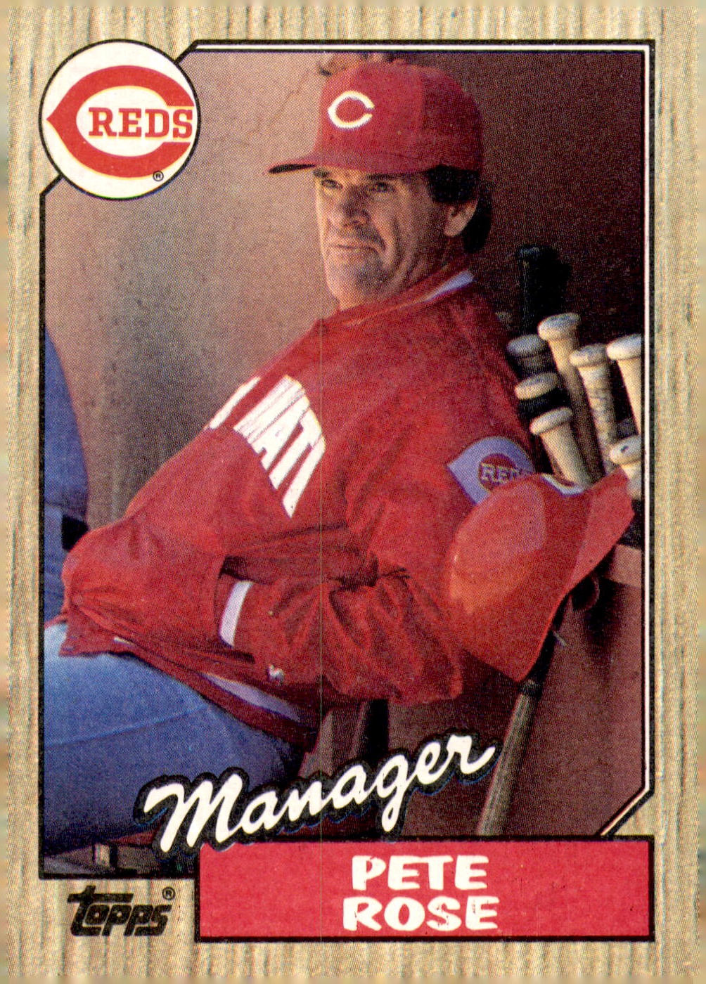 1987 Topps #393 Pete Rose