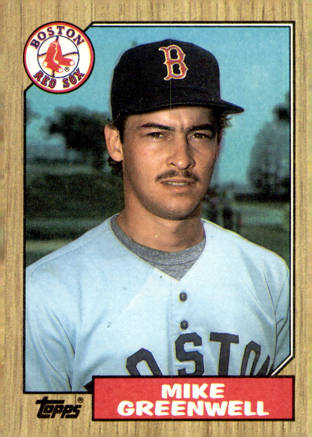 1987 Topps #259 Mike Greenwell Rookie