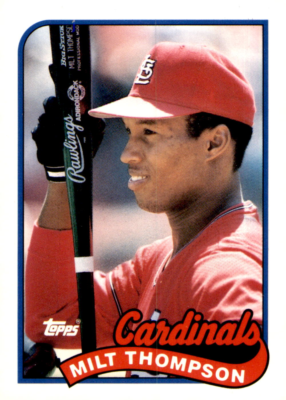 1989 Topps Traded #118T Milt Thompson