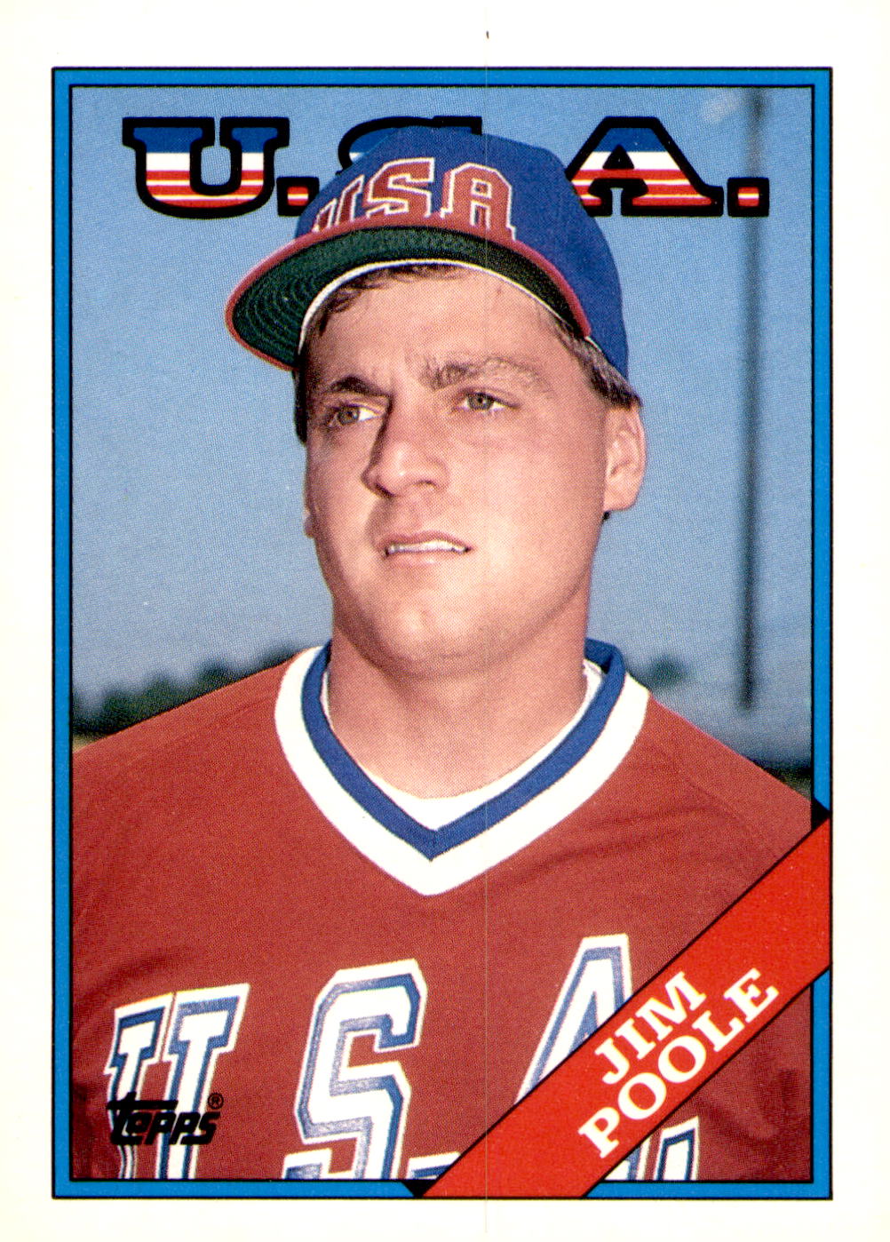 1988 Topps Traded #88T Jim Poole