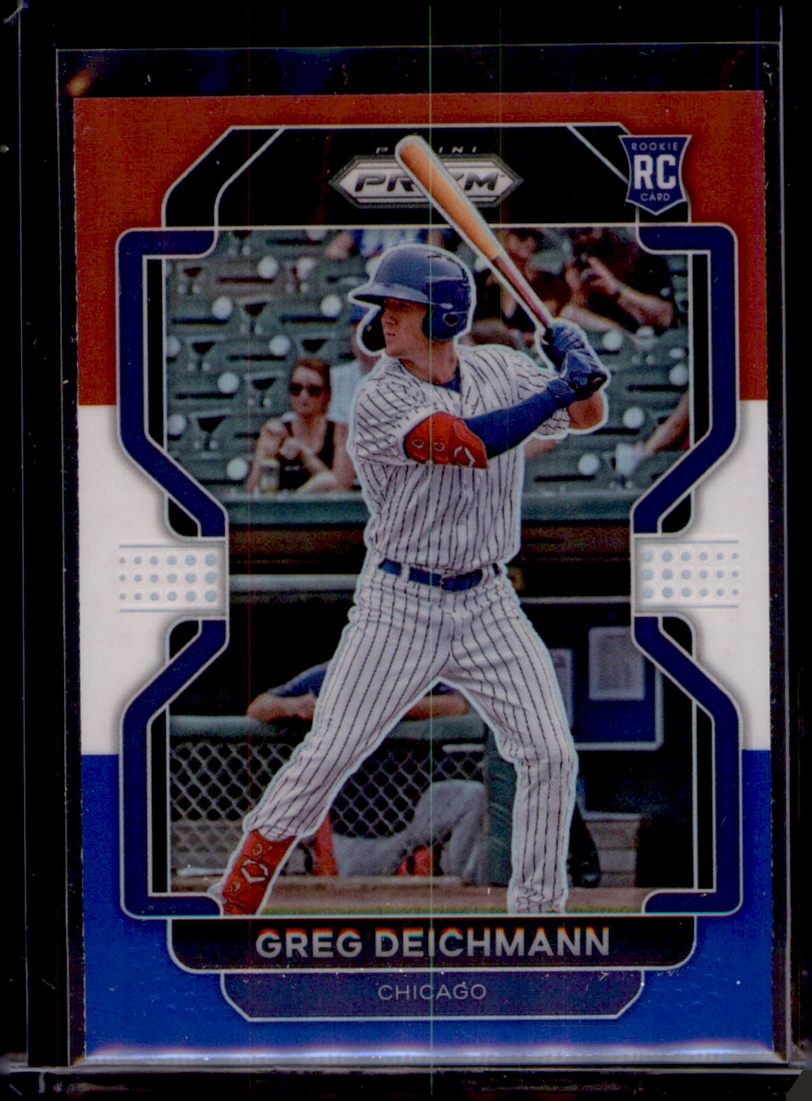 2022 Panini Prizm #57 Greg Deichmann Rookie Red White Blue