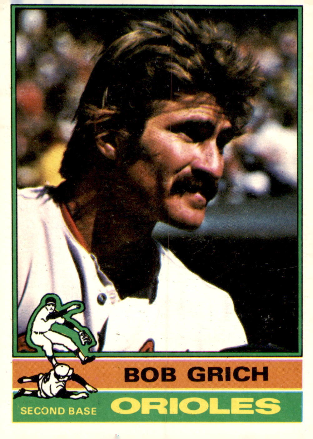 1976 Topps #335 Bob Grich