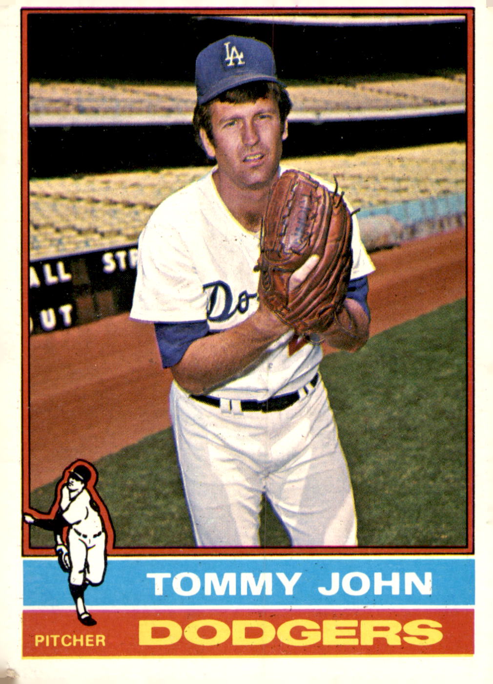 1976 Topps #416 Tommy John