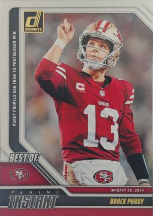 2024 Panini Donruss Brock Purdy Best Of Instant #15
