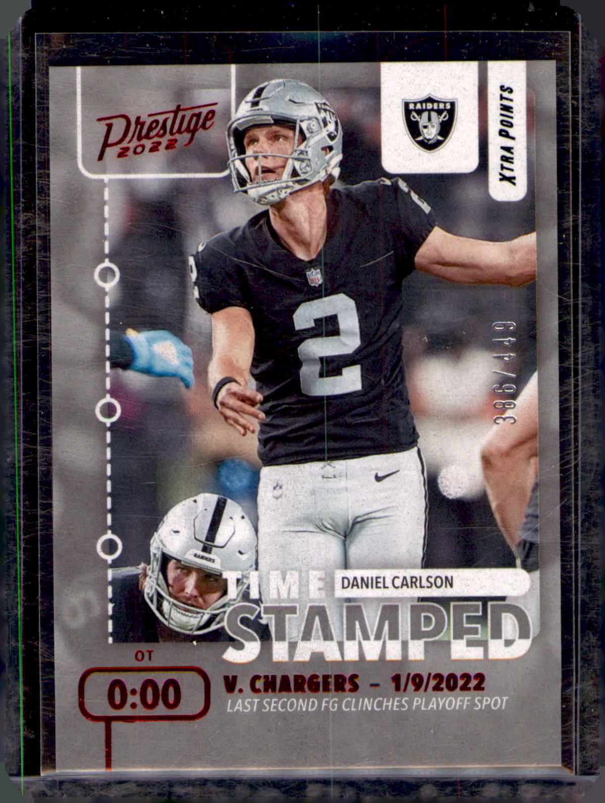 2022 Panini Prestige #TS-10 Daniel Carlson # 386/449