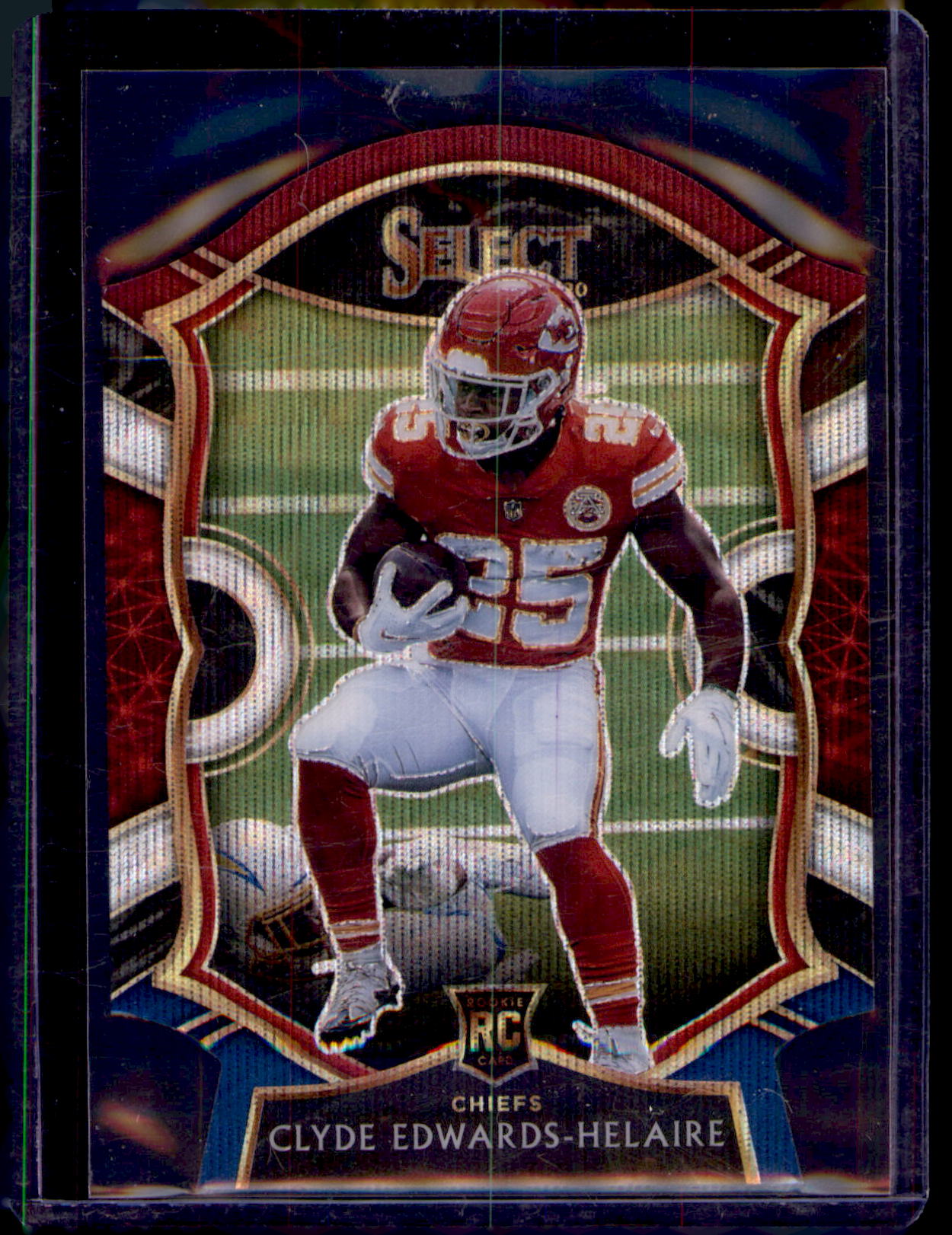2020 Panini Select #54 Clyde Edwards-Helaire Rookie