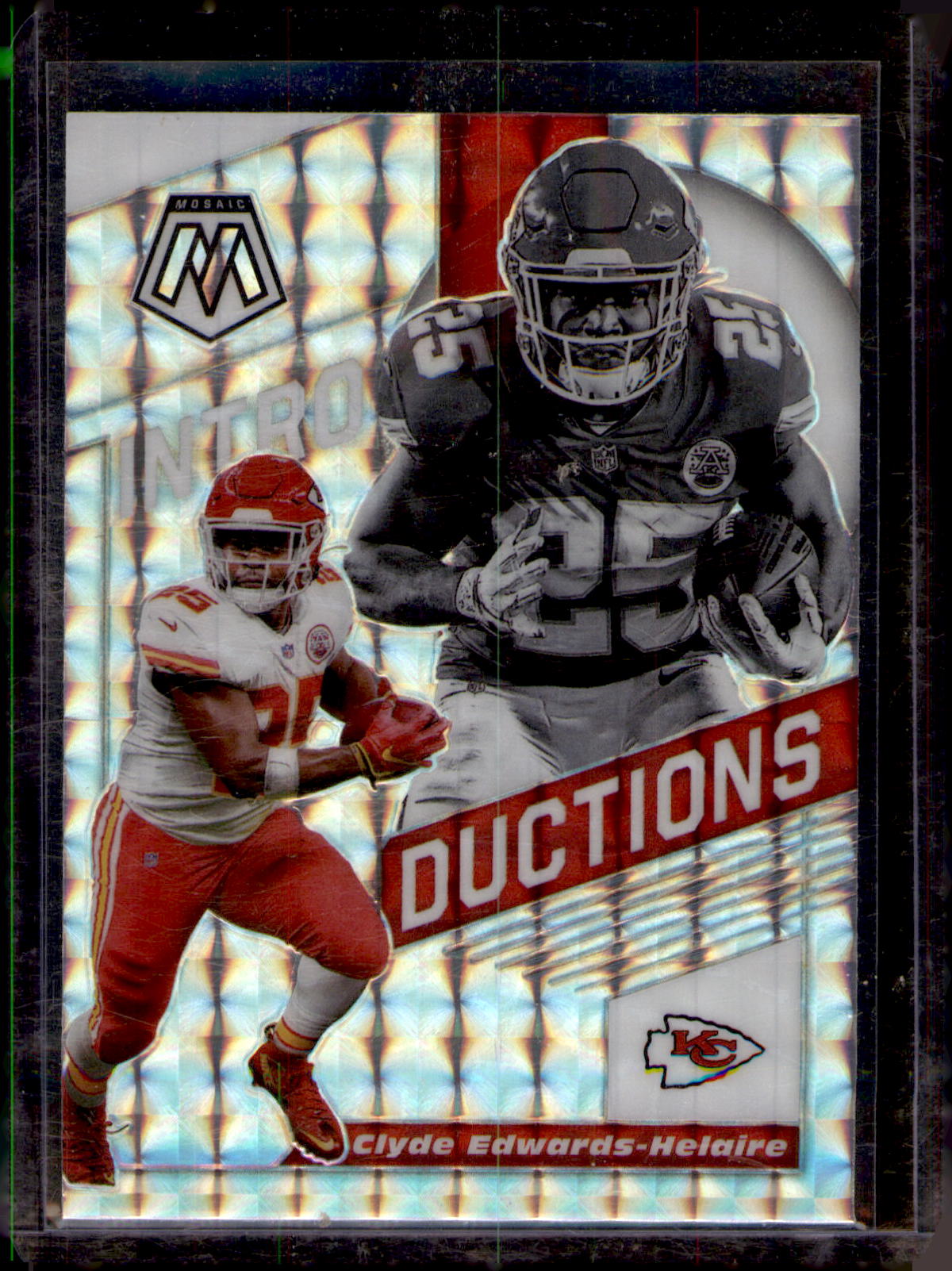 2020 Panini Mosaic #I5 Clyde Edwards-Helaire Silver Prizm