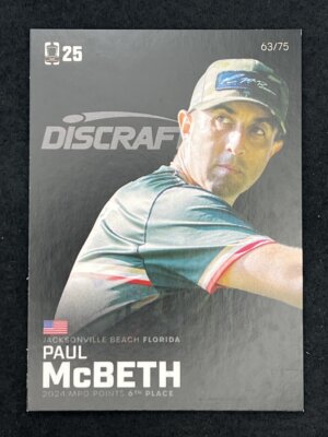 2025 DGPT Paul McBeth Black 63/75