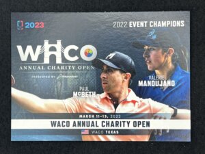 2023 DGPT Paul McBeth / Valerie Mandujano Waco Open Champion