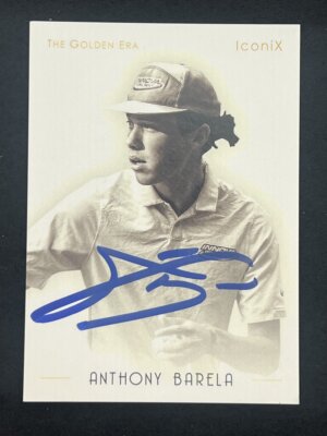 2022 Brixton Golden Era Iconix Anthony Barela 80/100 Autographed