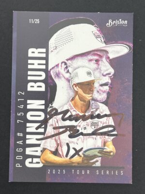 2025 Brixton Parallel Univers Gannon Buhr Deja Vu 11/25 Autographed