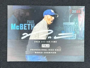 2023 DGPT Paul McBeth Six-Time Autographed
