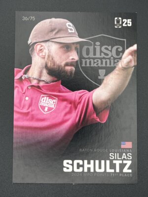 2025 DGPT Silas Schultz Black 36/75