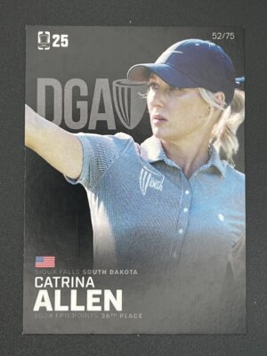 2025 DGPT Catrina Allen Black 52/75