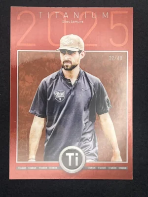 2025 Brixton Titanium Silas Schultz Golden Era Red 32/40